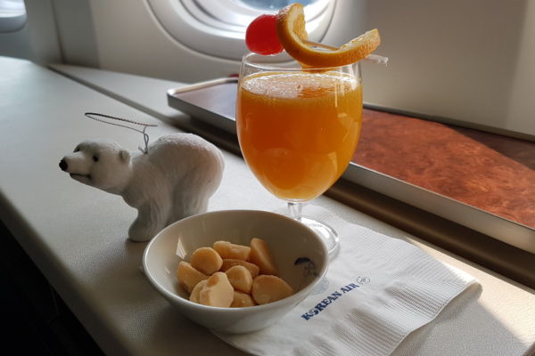 大韩航空787-9头等舱,大韩航空747-8商务舱体验去美国