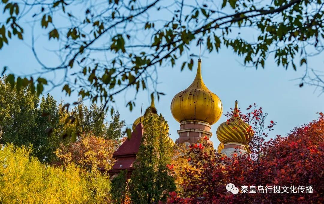 秦皇岛秋天美景,秦皇岛秋天落日和晚风