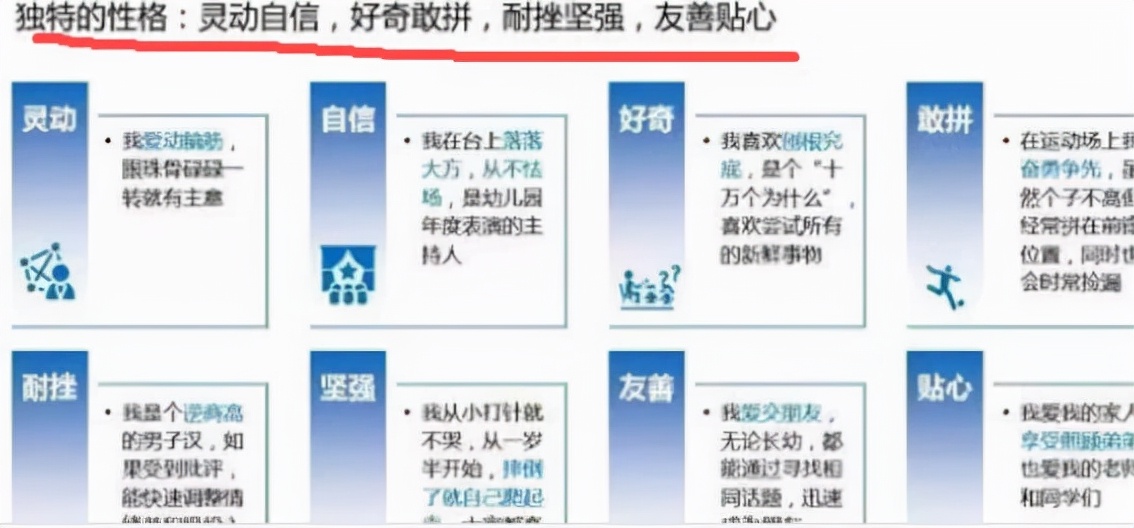 幼升小简历完整版,幼升小简历