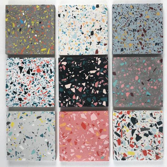 水磨石真的越来越好看,逆袭的水磨石