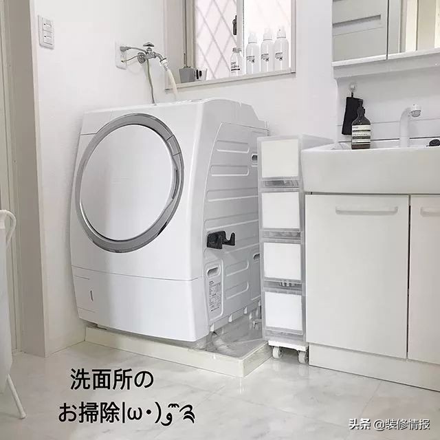 日本洗衣间收纳方法,日本全职主妇收纳技巧