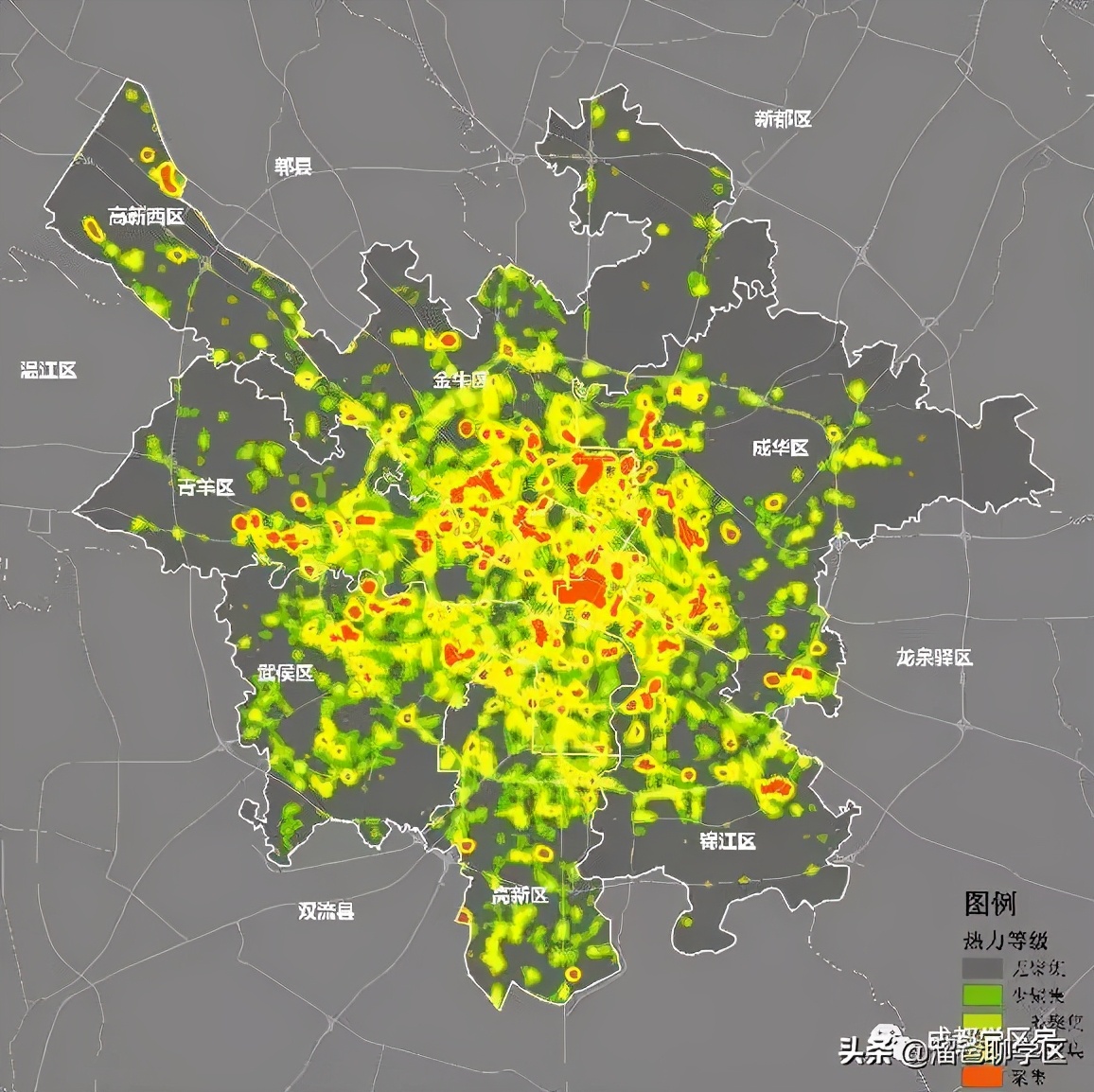 成都未来核心生活区,成都四十个板块