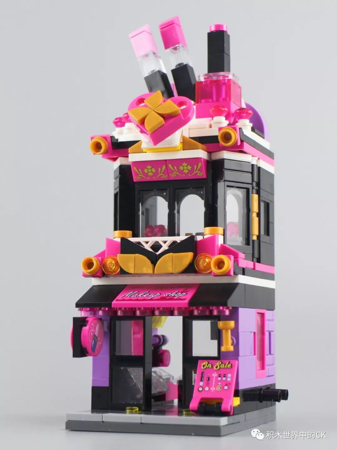 启蒙积木缤纷城市系列七款,启蒙积木街景系列八合一玩具