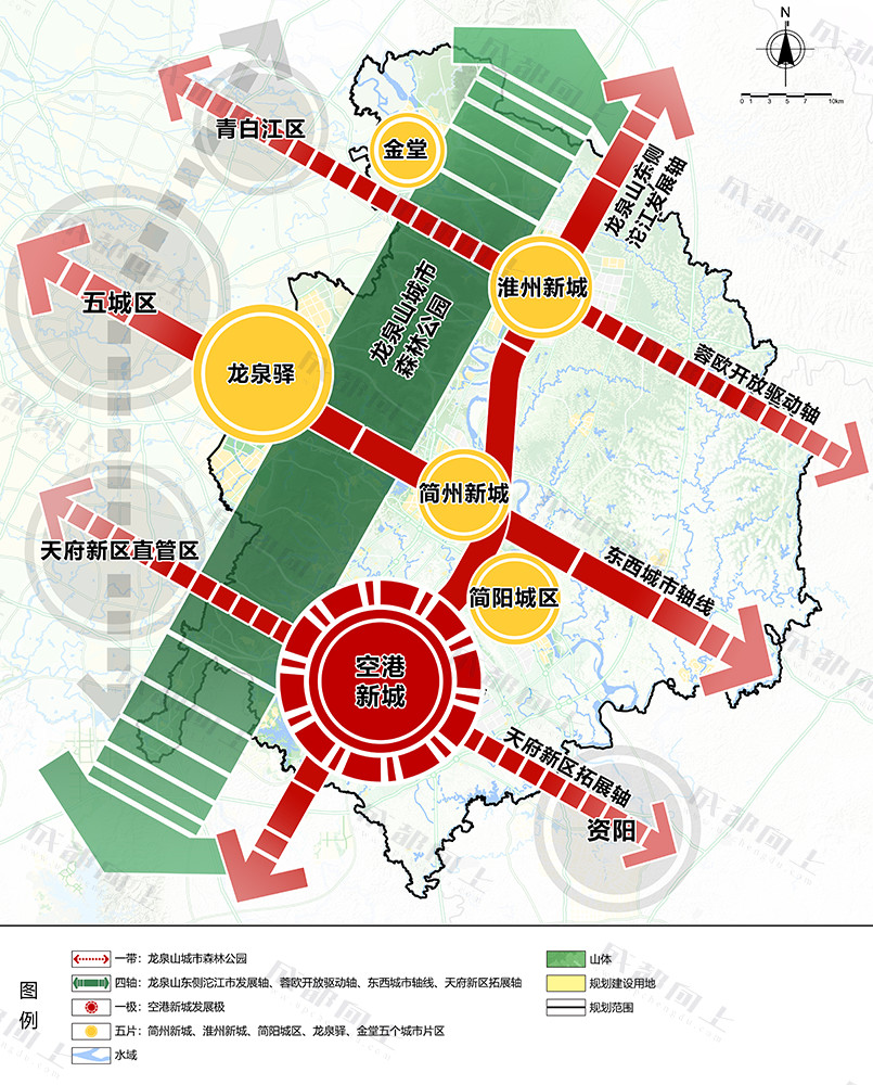 成都东进淮口,成都第三环线