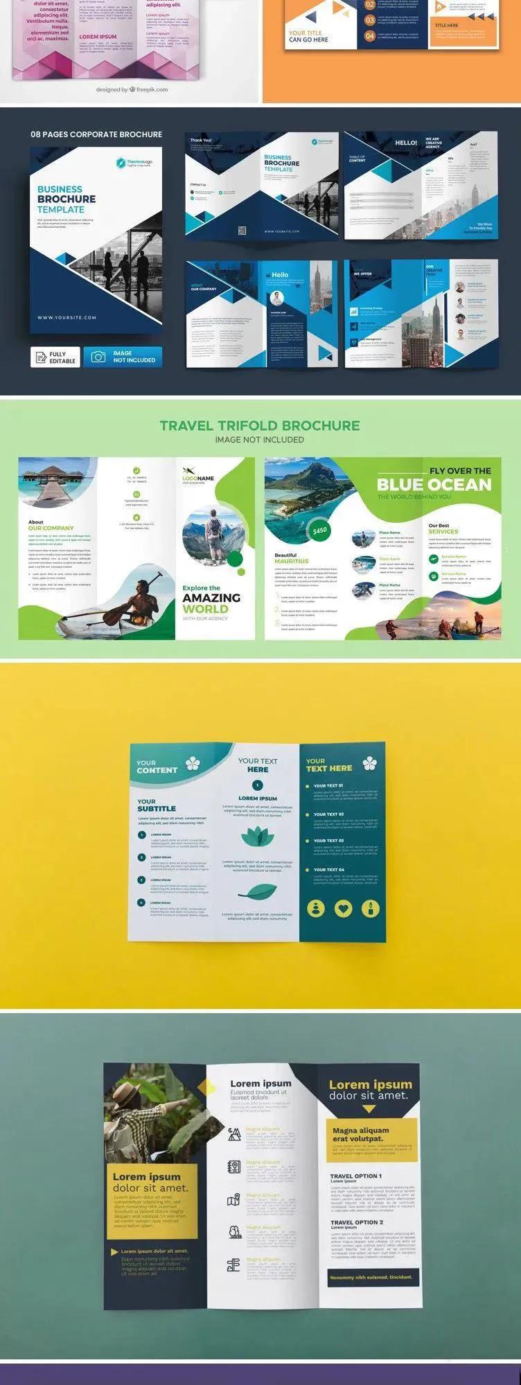 总监再挑，这套三折页也只能给满分！模板奉上