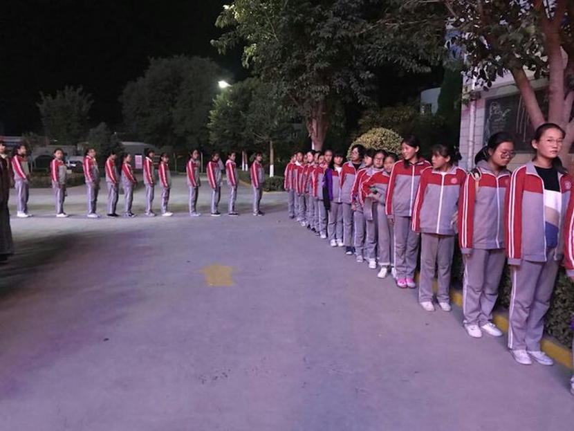 流曲初中部,流曲中学开学