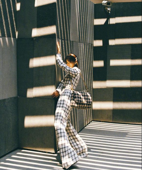 秋天怎样搭配衣服颜色,初秋格子风格搭配