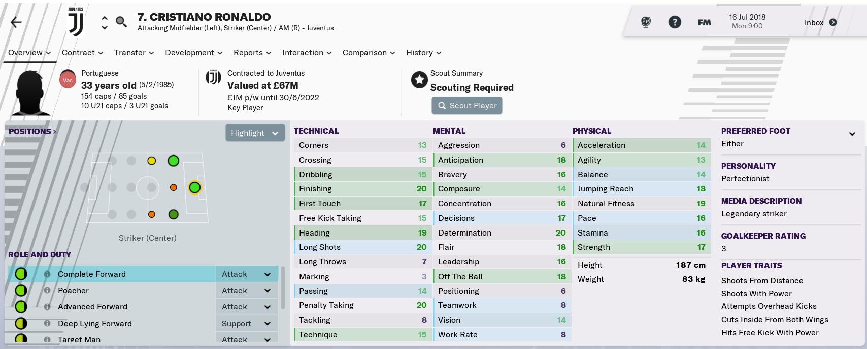 群妖峥嵘，时间慢走——回顾FM2006十大妖星C罗（七）