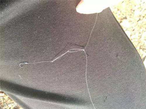 防止子线缠绕的绑法,钓鱼双钩子线防缠绕