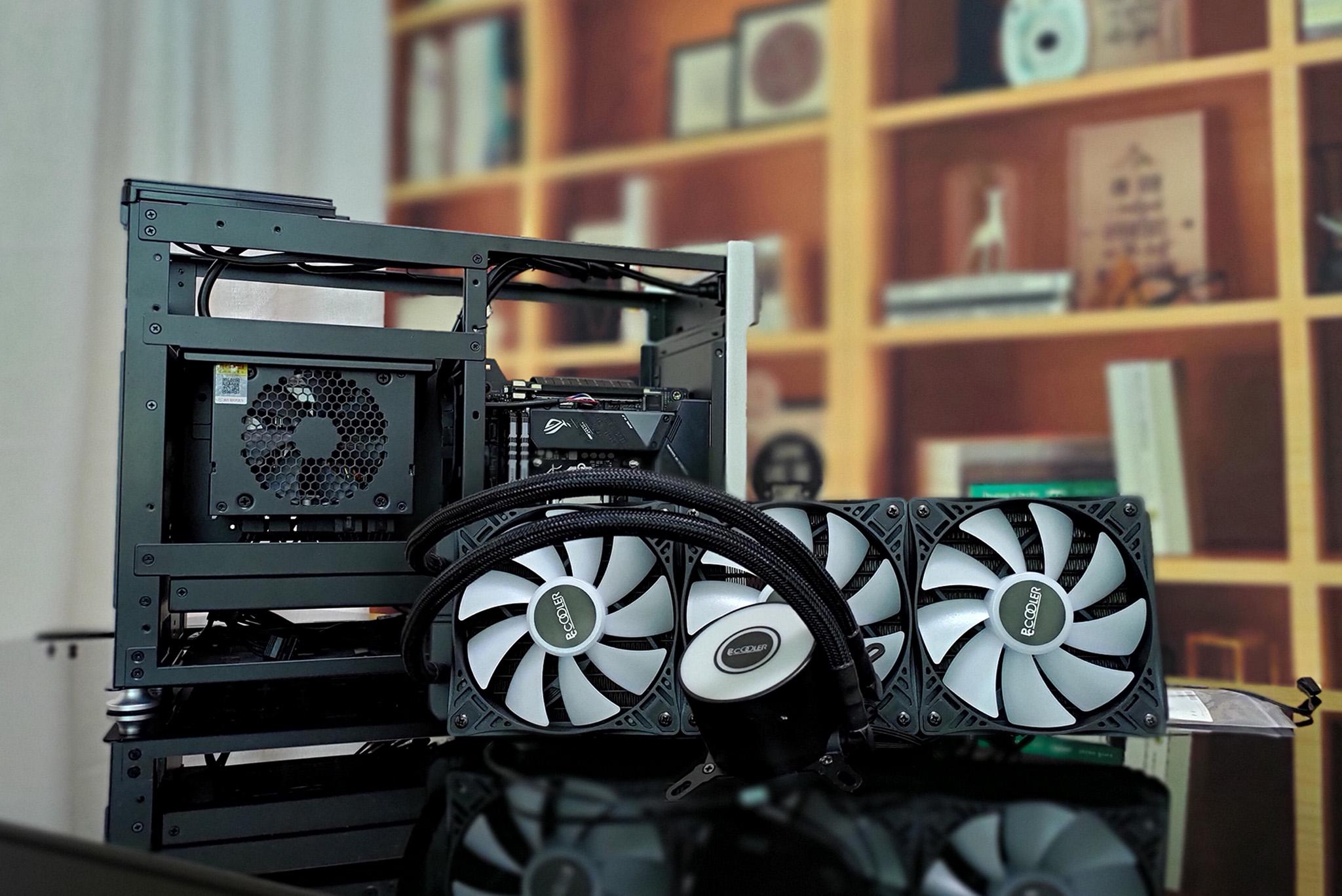 360水冷itx装机,itx乔思伯i100pro装机视频