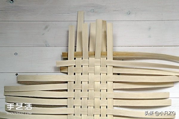 diy藤编收纳筐教程,长方形藤编收纳筐教程