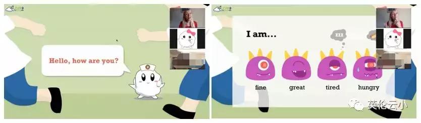 英伦云小学课程实录-认识你自己《Mybody》