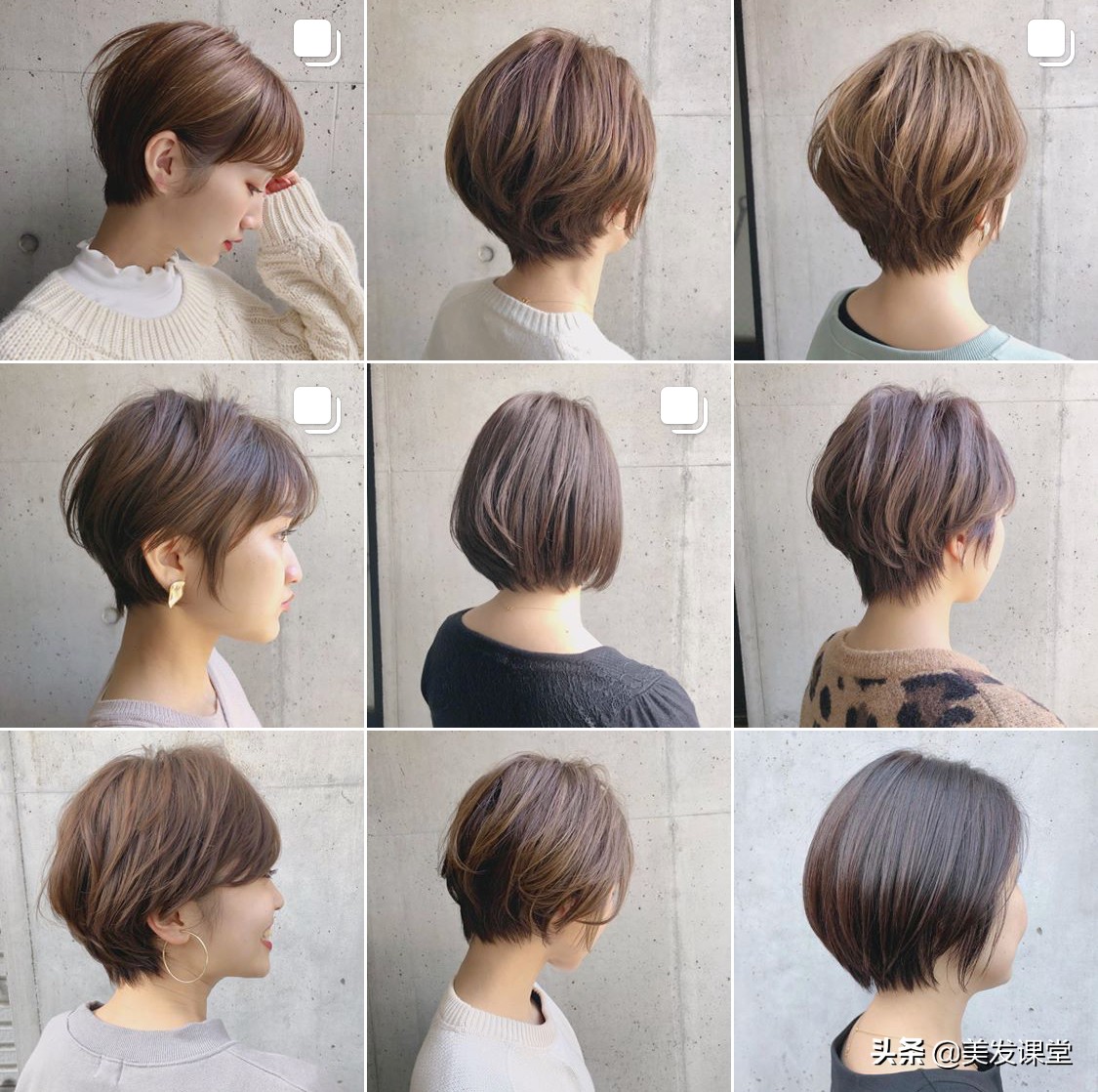 什么样的短发显脸小好看,短发头型什么样的好看