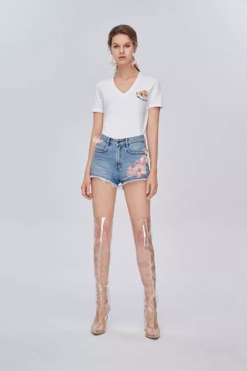 迪士尼联名假背带裤,moussy连体裤同款