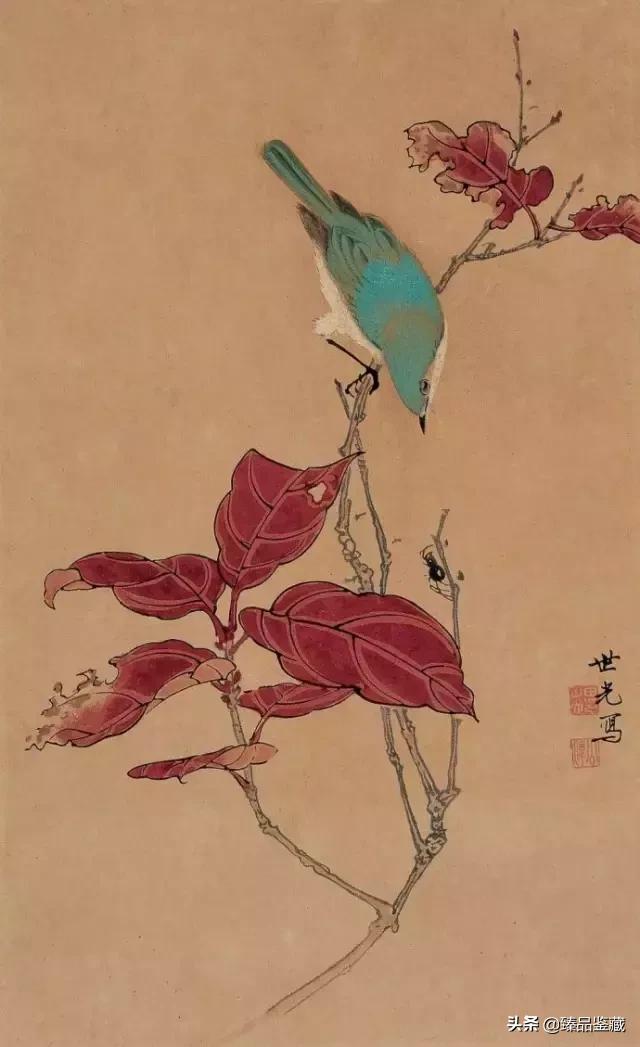 工笔大师田世光,工笔画大师田世光画孔雀好美
