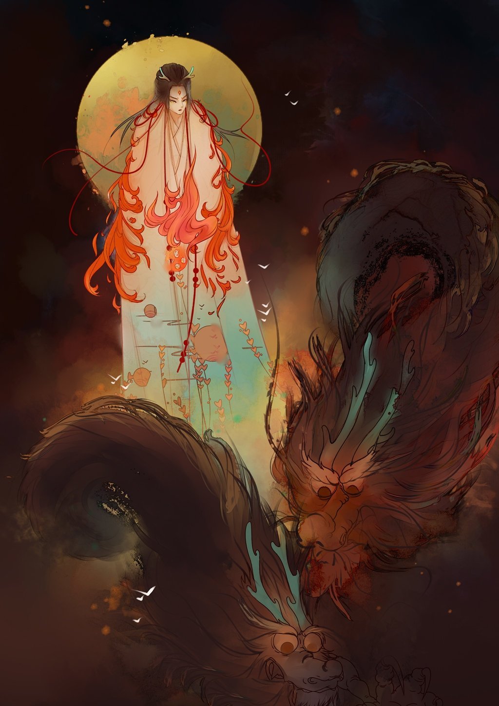 大鱼海棠高清壁纸女,大鱼海棠台词壁纸