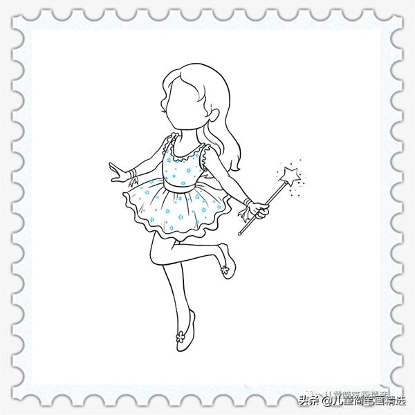 幼儿园小天使简笔画简单又漂亮,儿童天使简笔画怎么画