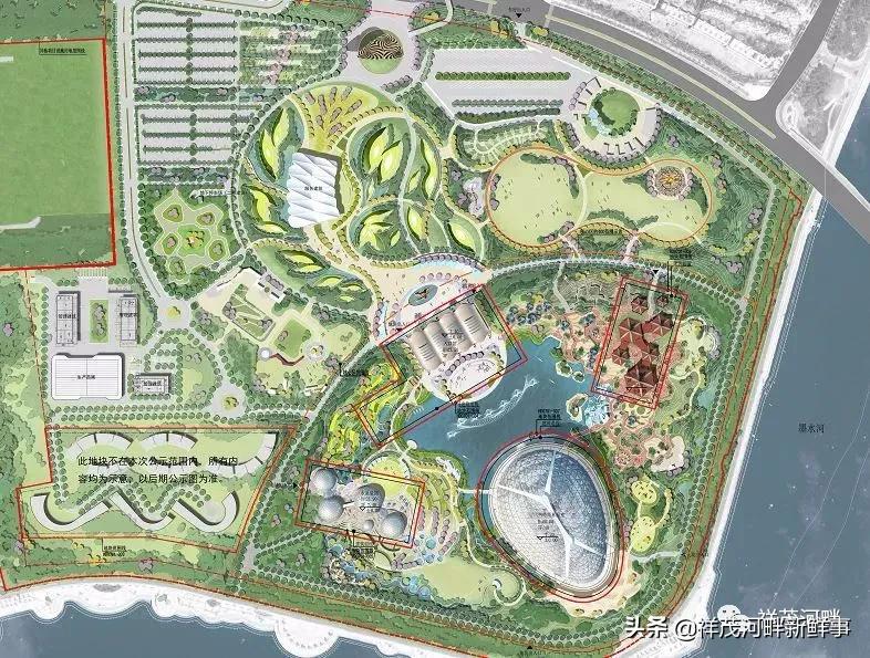 高新区东方伊甸园建设图,伊甸园施工