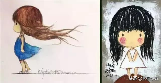 一个父亲给大家展示女儿画的画,给妈妈画一幅世界上最漂亮的画