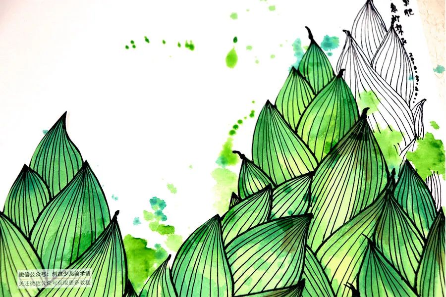 雨后春笋儿童画,儿童画雨后春笋