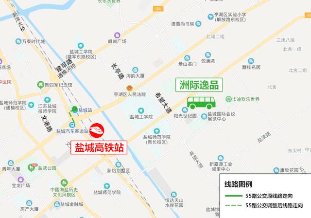 盐城市全线公交车路线大全,最新盐城市区公交车线路图