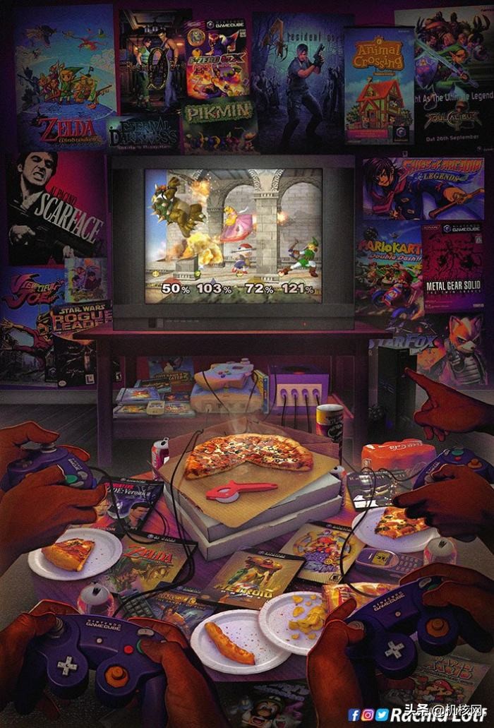 这位画师可能把所有玩家的童年都画了一遍