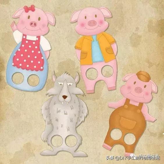 球迷爸爸靠指偶游戏带娃,手工制作的指偶乐趣多