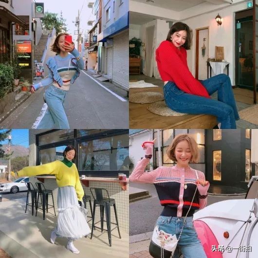 日系温柔风针织衫怎么搭配,日系优雅大方的针织衫穿搭