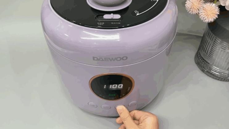 大宇电压力锅焖饭使用过程 (大宇电炖锅焖饭)