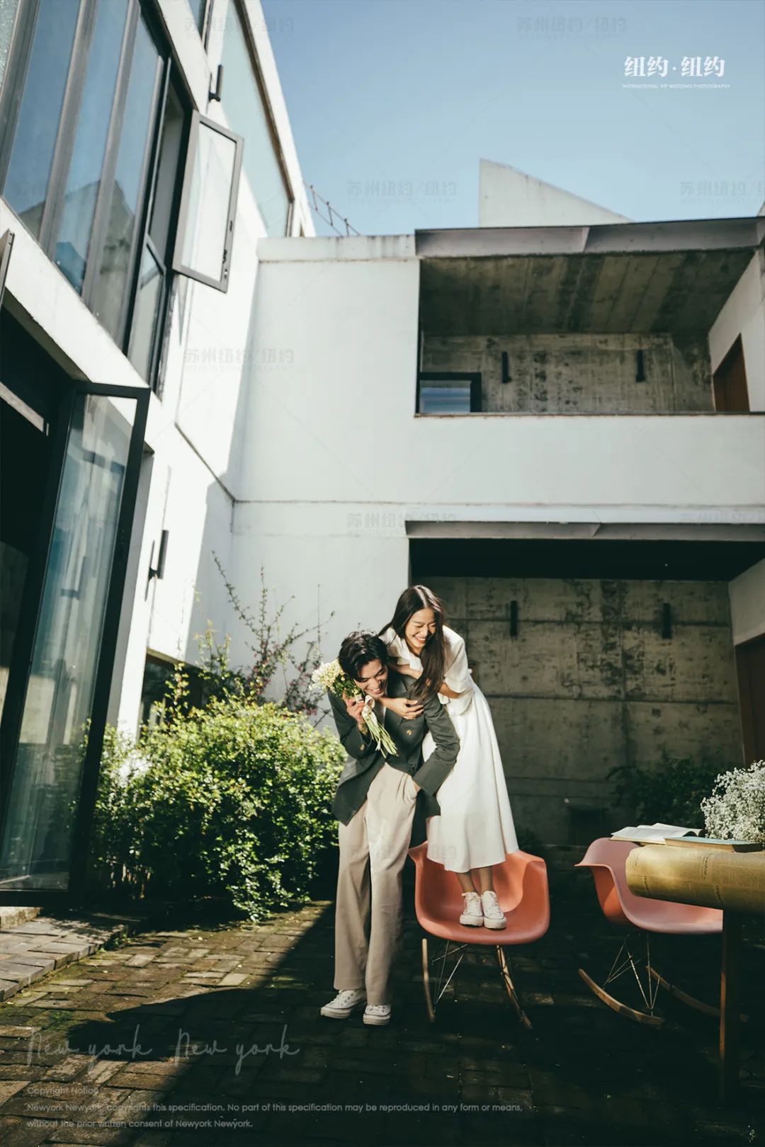 工业风婚纱照,极简冷淡风婚纱照