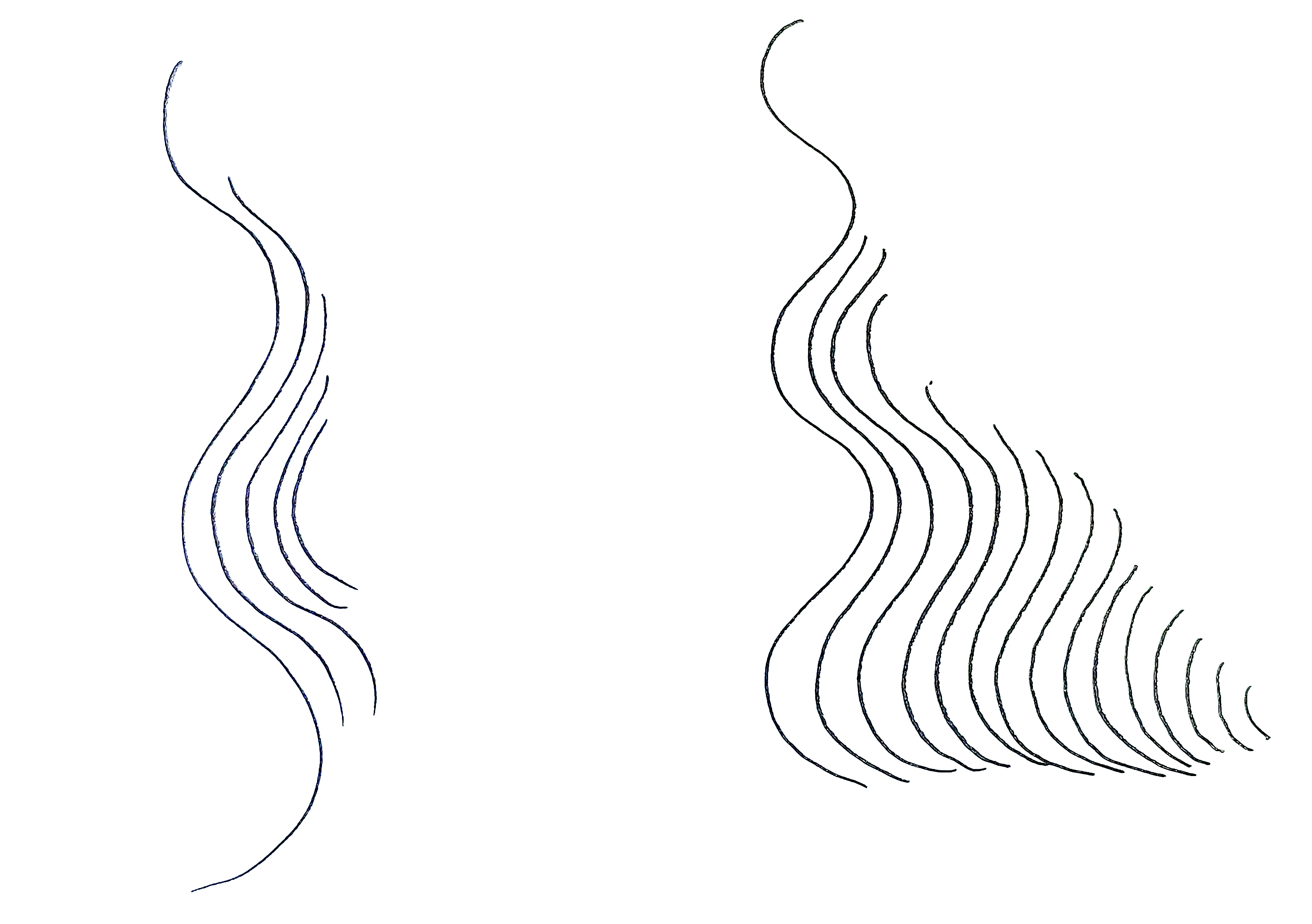 零基础学速写画教学视频,绘画曲线练习速写