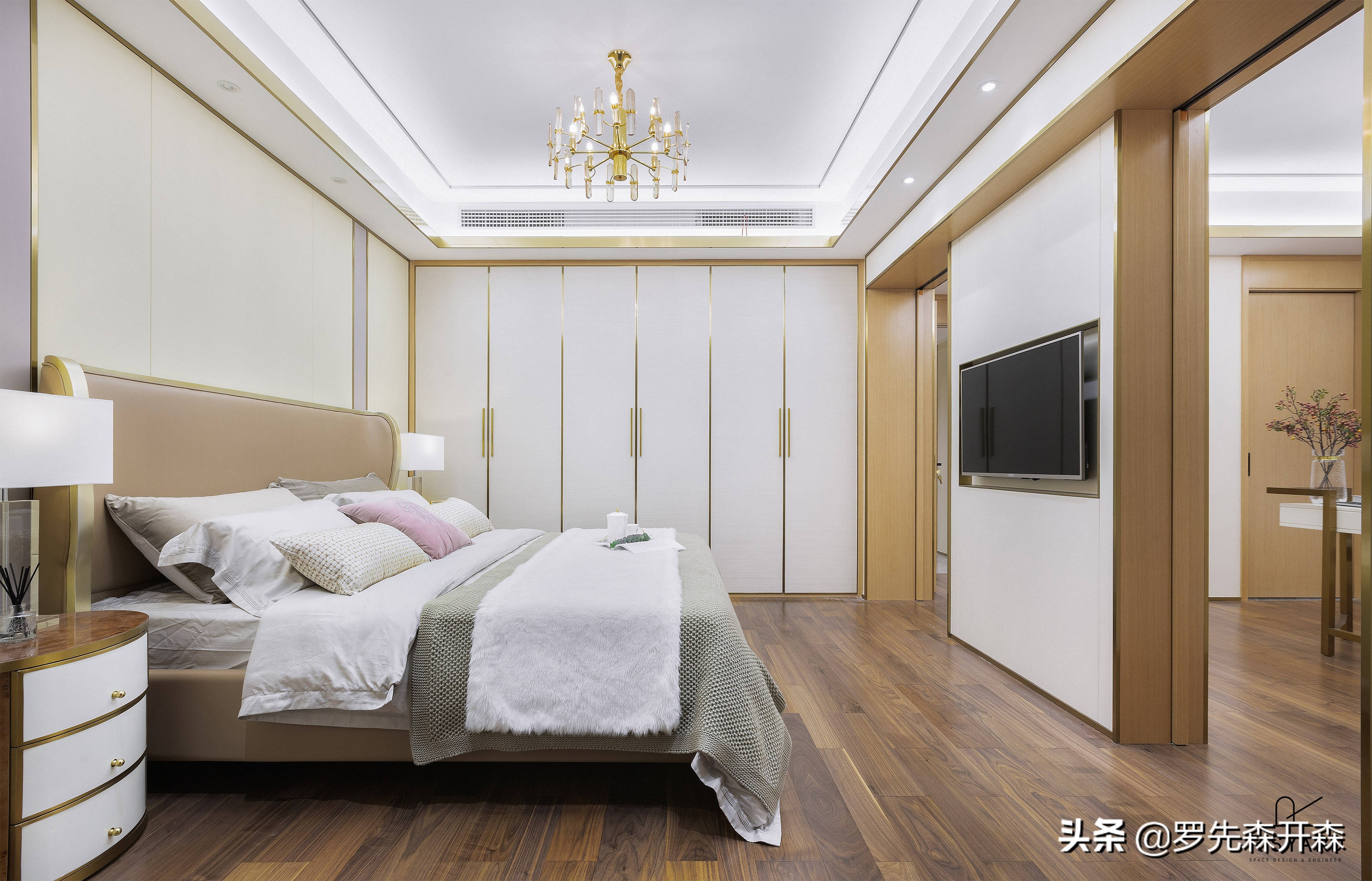 温州·158㎡现代轻奢家居装修设计实景;优雅温暖