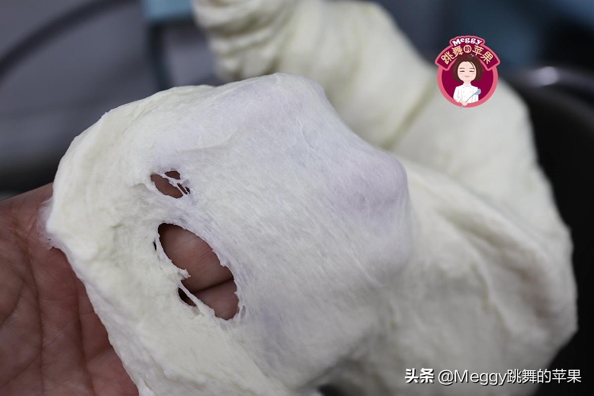 柔软又拉丝的手撕面包,全麦吐司手套膜全过程