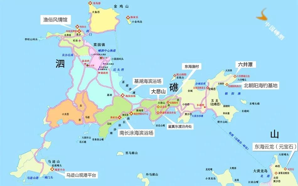 浙江嵊泗县简介,嵊泗县主要岛屿