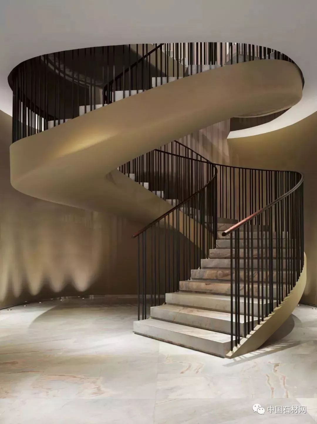 欣赏|全球奢侈品店最顶级大理石楼梯设计