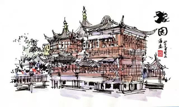 上海古豫园遗址,豫园商城的建筑年代