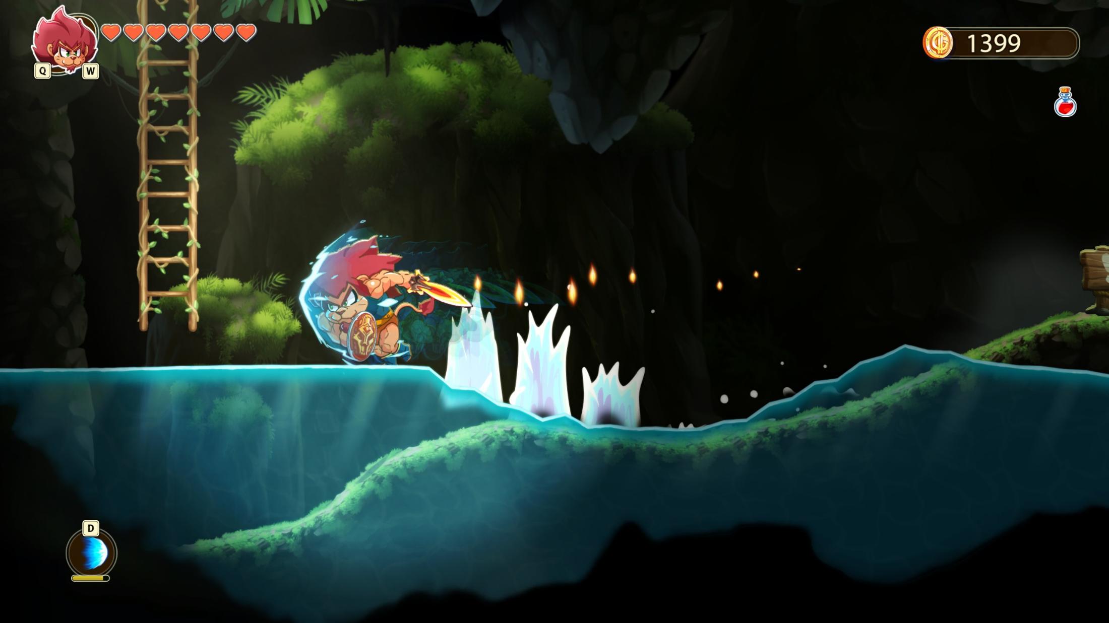 脑洞与诚意并存的优秀银河恶魔城之作——《怪物男孩和诅咒王国》