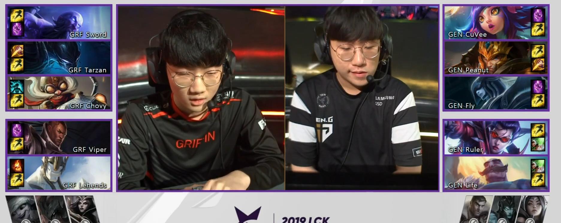 GEN.G对阵GRF赛事复盘,四保一发威,尺帝梦回S7