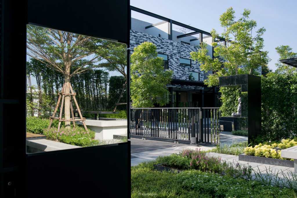 曼谷像素大厦住宅,泰国的绿色房子