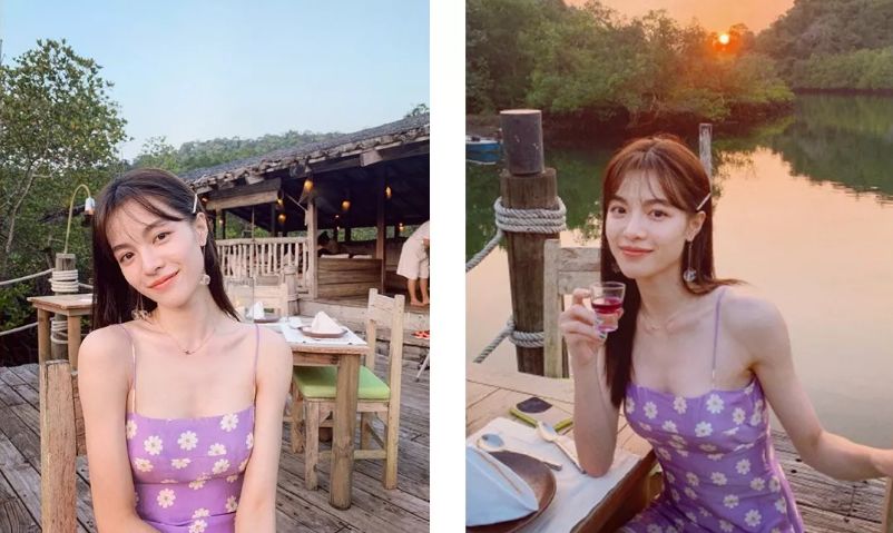 泫雅、迪丽热巴、关晓彤的印花裙，谁的品味更好？