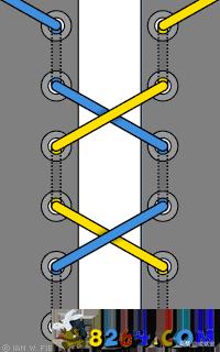 鞋带系起来不好看,鞋带系法不掉教程