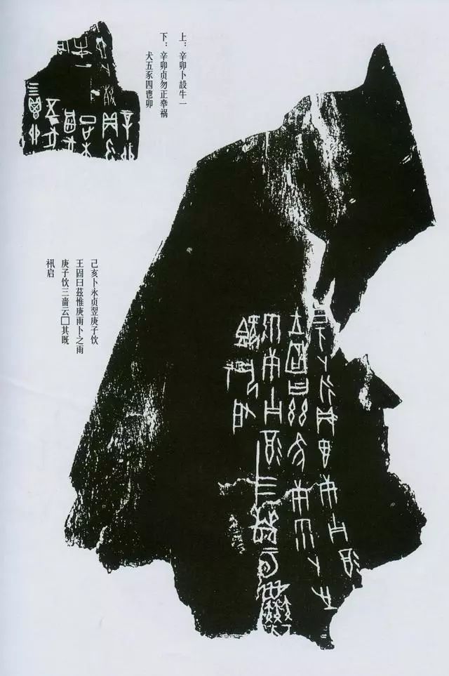 甲骨拓片精选,甲骨文拓片书法作品
