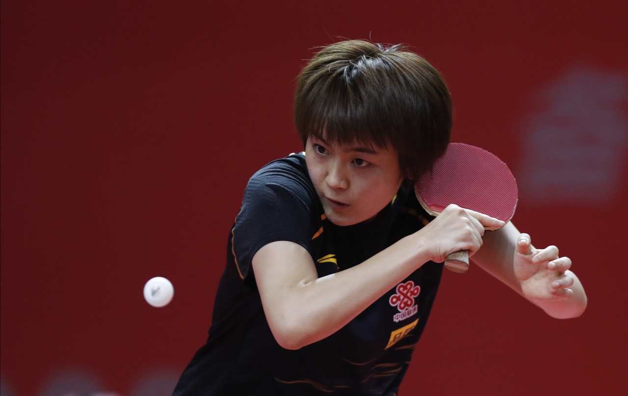 刘诗雯在奥运中的颜值排名,奥运模拟赛乒乓球女团完整版