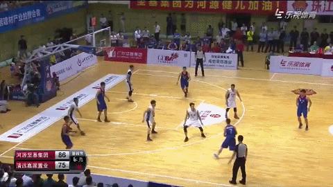 广东省联赛单场砍75分视频,广东第一高中生扣篮