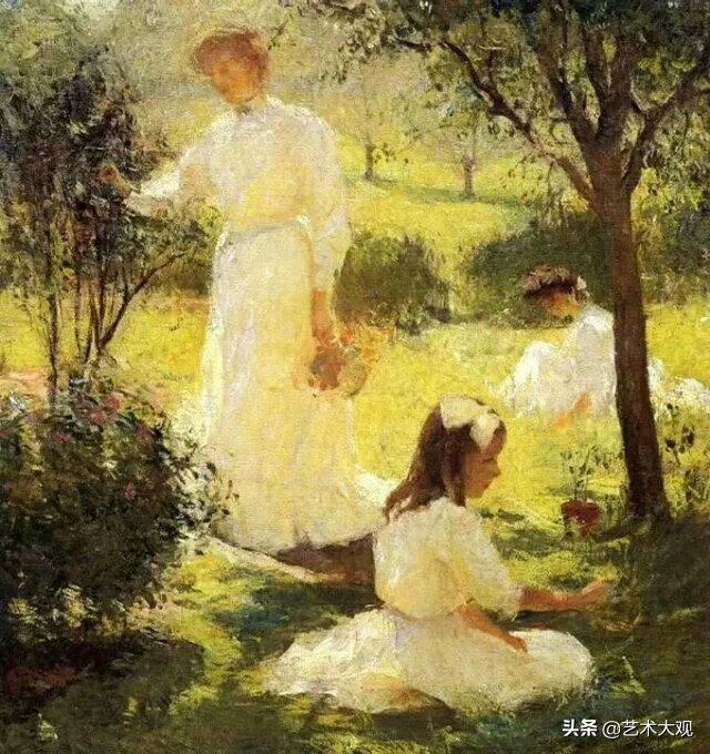 美国印象派画家油画作品欣赏,美国印象派油画