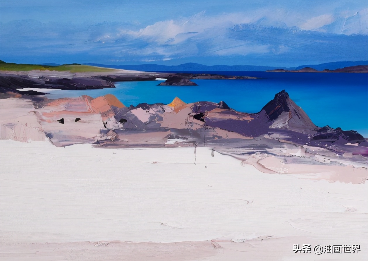 美国画家大峡谷古典风景油画,美国油画家埃里克瓦列斯的风景画