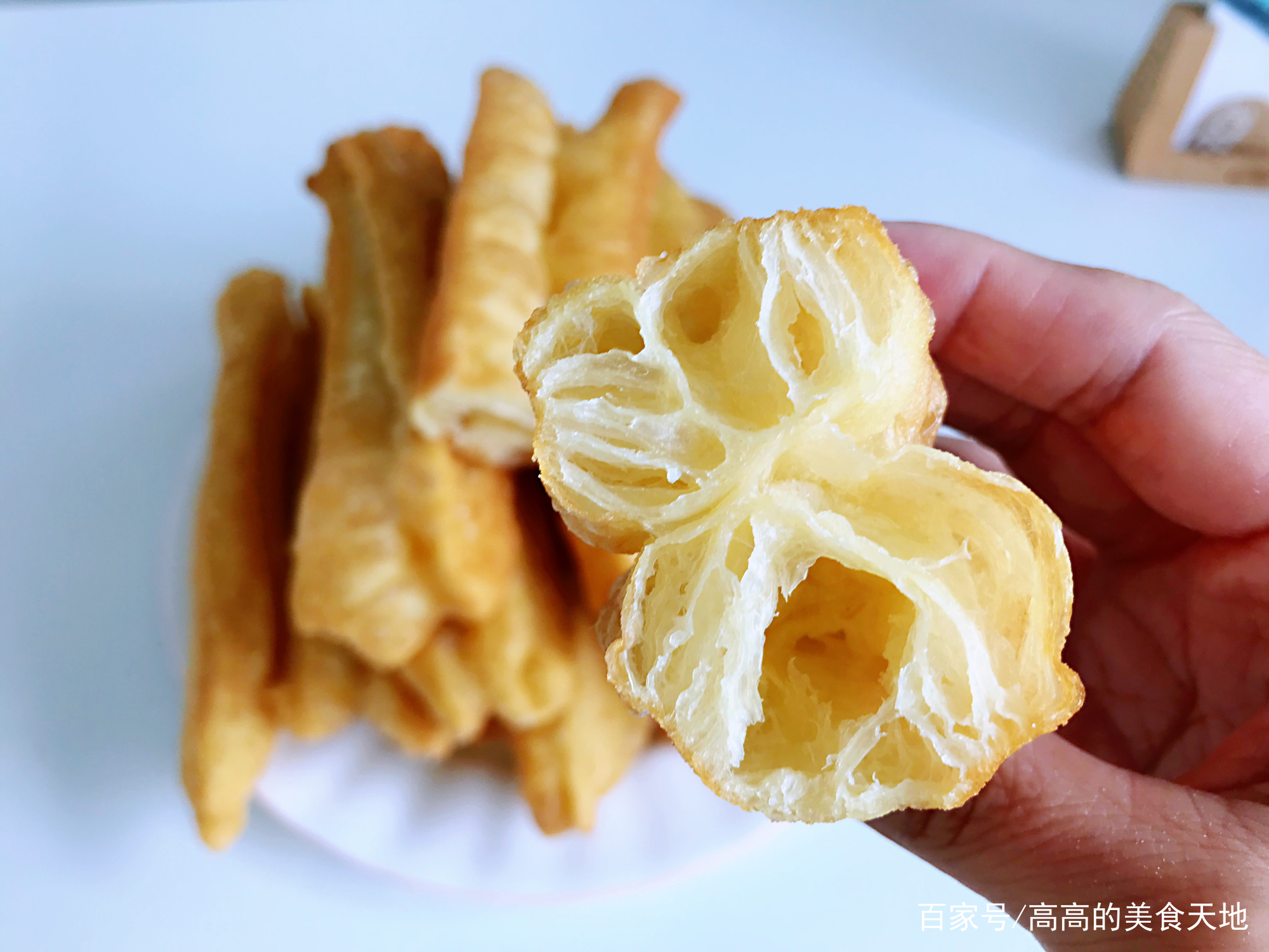 花1000学的炸油条做法,酥油条配方