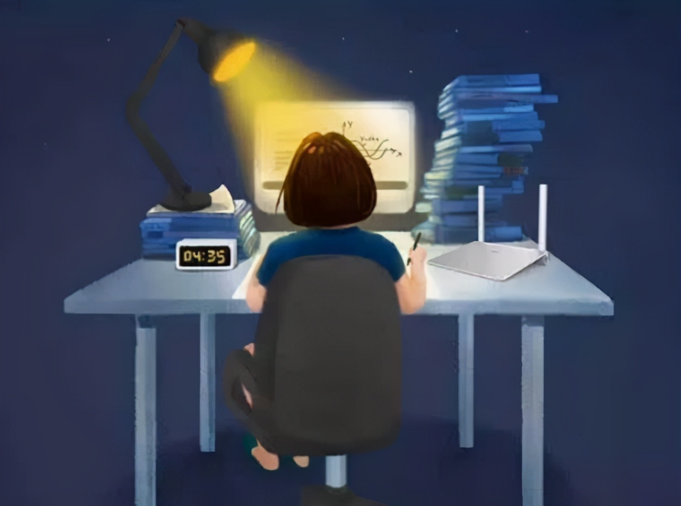 初中生每天作业写到2-3点,一般作业多时怎么快速做完作业