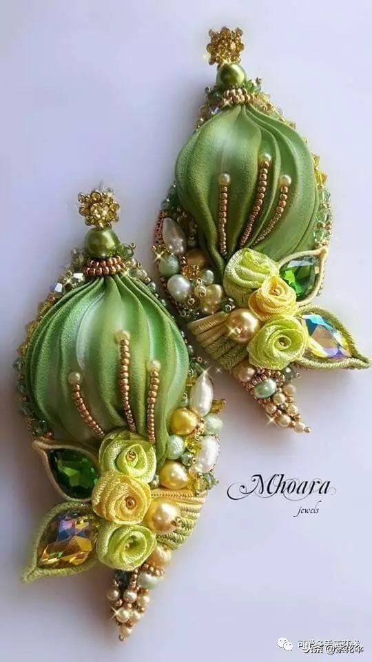 绸带编织花样大全,散珠子手工串珠教程