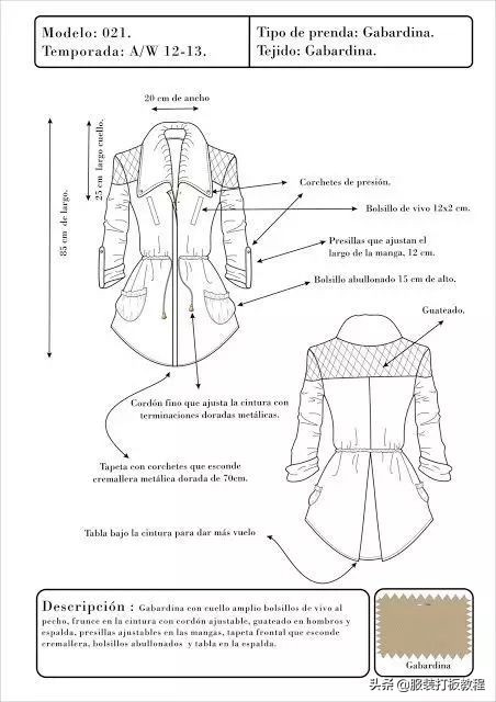 服装工艺单撰写的十大关键问题